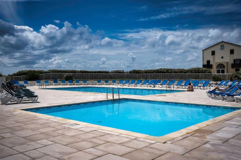 Charmant Appartement En Front De Mer Avec Piscine لاكانو المظهر الخارجي الصورة